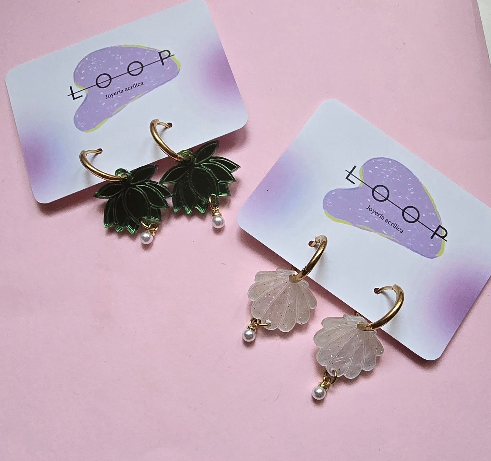 Pack concha perlada + tesoro del lago